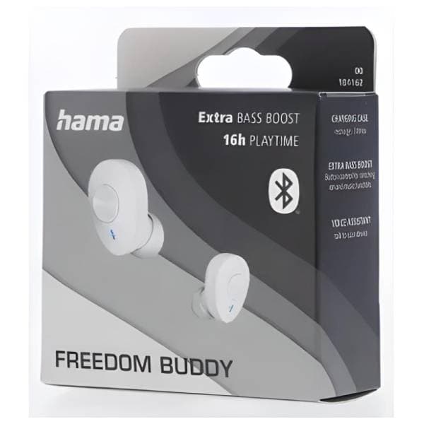 HAMA slušalice Freedom Buddy TWS bele 2