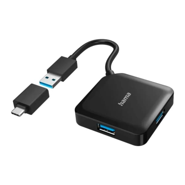 HAMA USB Hub 4-in-1 USB-C/USB 3.2 1