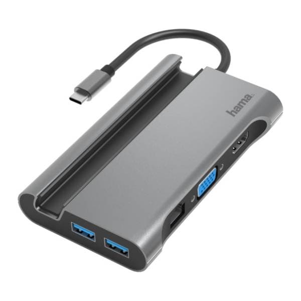 HAMA USB Hub 7-in-1 USB-C 1