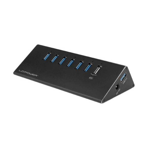 LC-Power USB Hub 6+1 port LC-HUB-ALU-2B-7 0