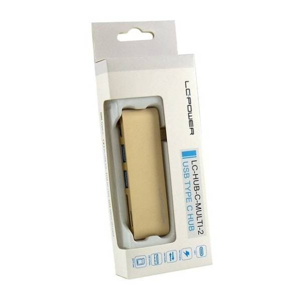 LC-Power USB Hub LC-HUB-C-MULTI-2G zlatni 2