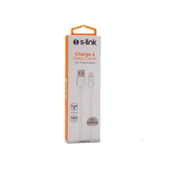 S-LINK konverter kabl USB-A na Lightning (m/m) 1m beli 1