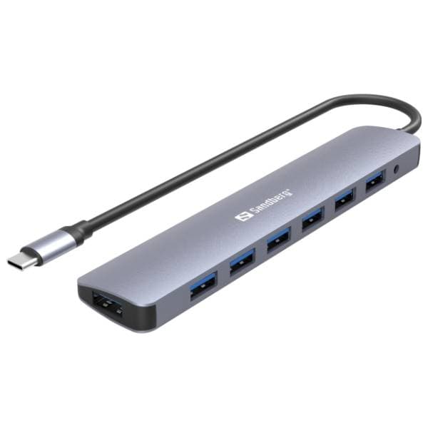 SANDBERG USB Hub 7-in-1 USB-C/USB 3.0 0