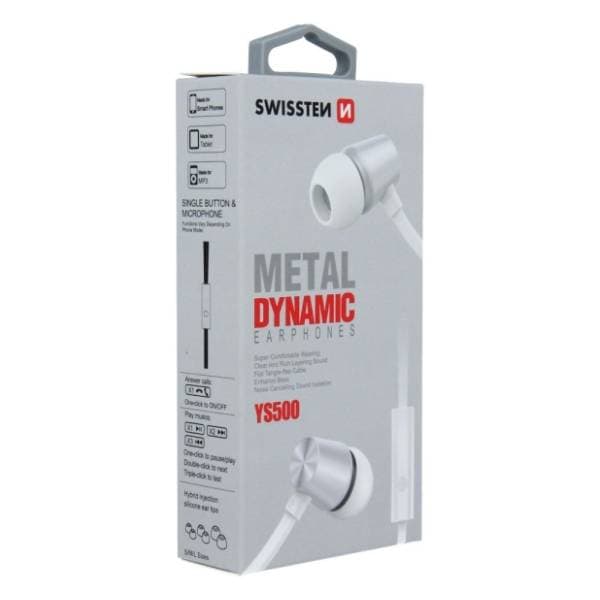 SWISSTEN slušalice Dynamic YS500 bele 4