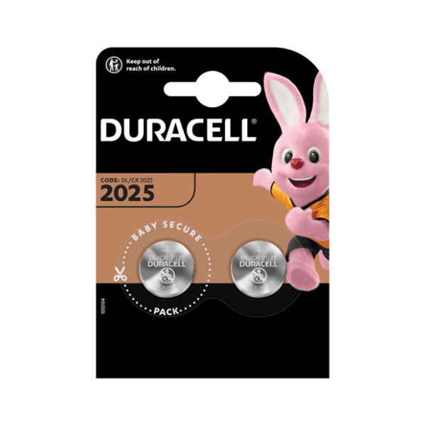 DURACELL litijumska baterija coin CR2025 2kom 0
