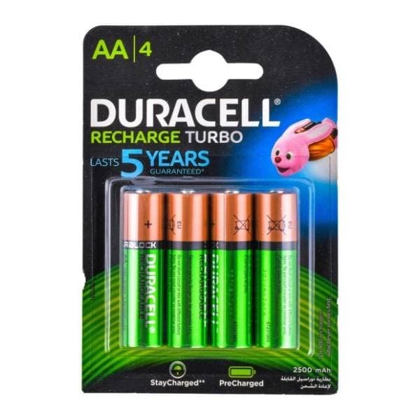 DURACELL punjive baterije AA R6 4kom 0