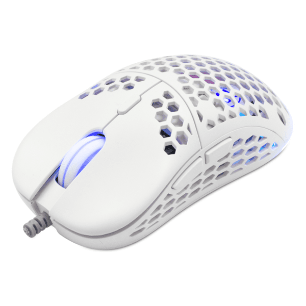 ESHARK miš Naginata beli 2