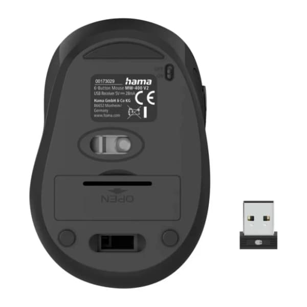 HAMA bežični miš MW-400 V2 žuti 2