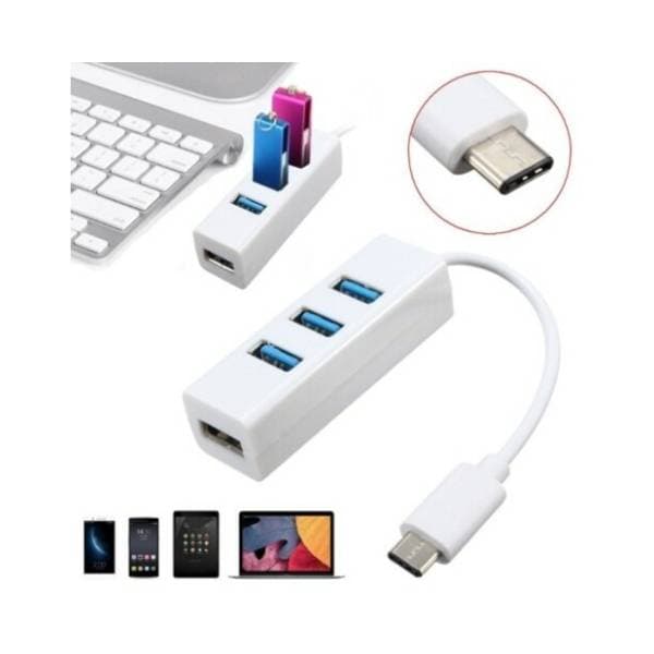 FAST ASIA USB hub 4-in-1 USB-C/USB 3.0 1