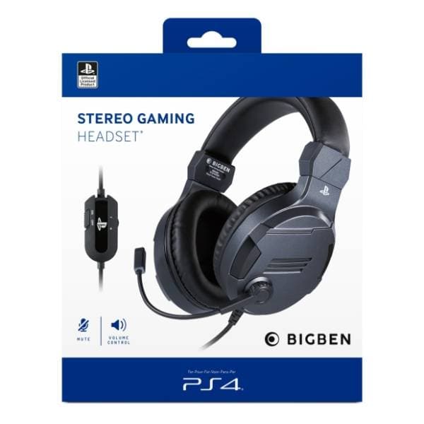 NACON slušalice Bigben PS4 V3 sive 4