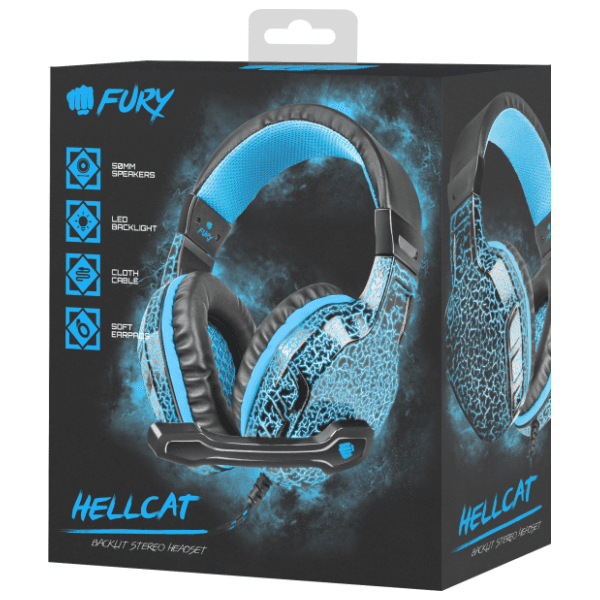 NATEC slušalice Fury Hellcat 3