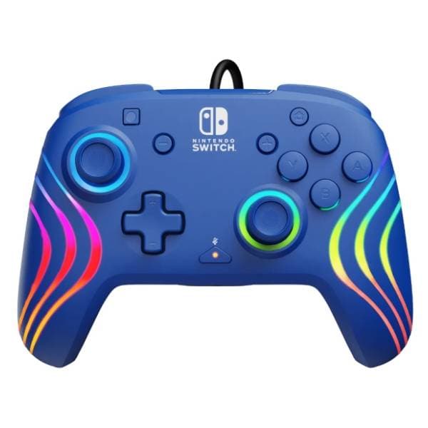 PDP Nintendo Switch gamepad Blue Afterglow Wave 0