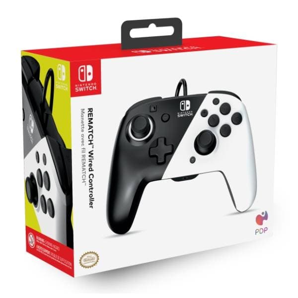 PDP Nintendo Switch gamepad Faceoff Deluxe+ Audio crno beli 6