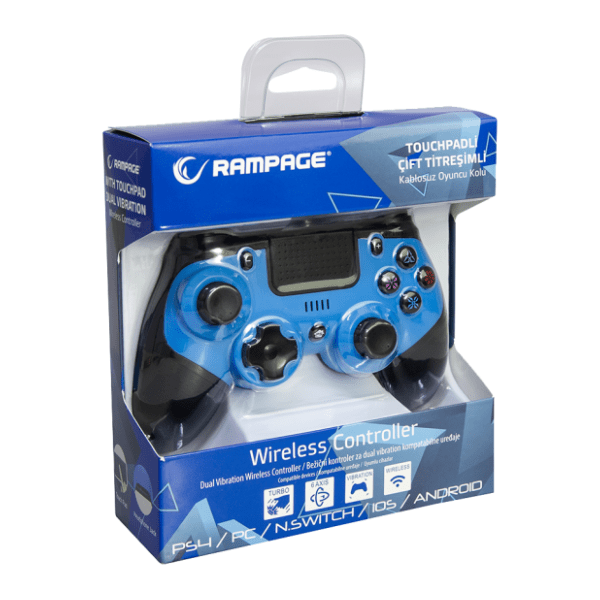 RAMPAGE bežični gamepad Snopy SG-RPS4 Plus plavi 3