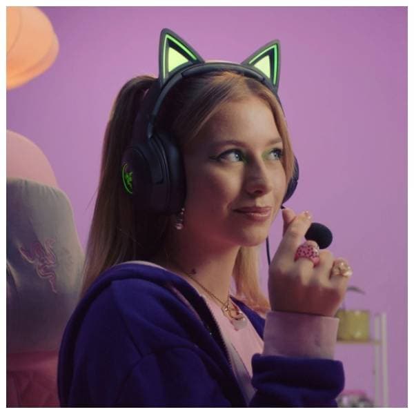 RAZER slušalice Kraken Kitty V2 Pro crne 6