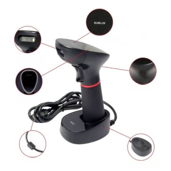 SUNLUX barkod skener XL-SCAN 9610 Wireless 1