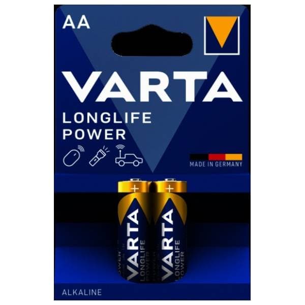 VARTA alkalne baterije Longlife AA LR6 2kom 0