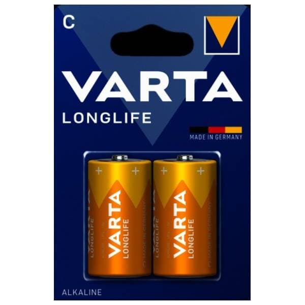 VARTA alkalne baterije Longlife C LR14 2kom 0