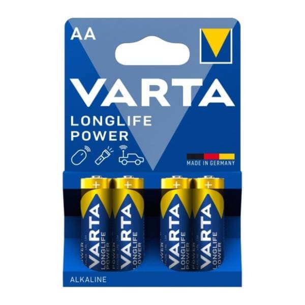 VARTA alkalne baterije Longlife power AA LR6 4kom 0