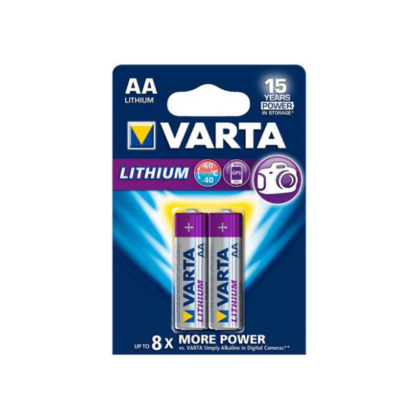 VARTA litijumske baterije AA LR6 2kom 0