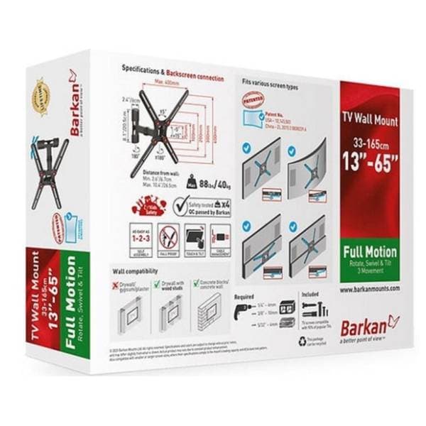 Zidni nosač za TV BARKAN BM331 2