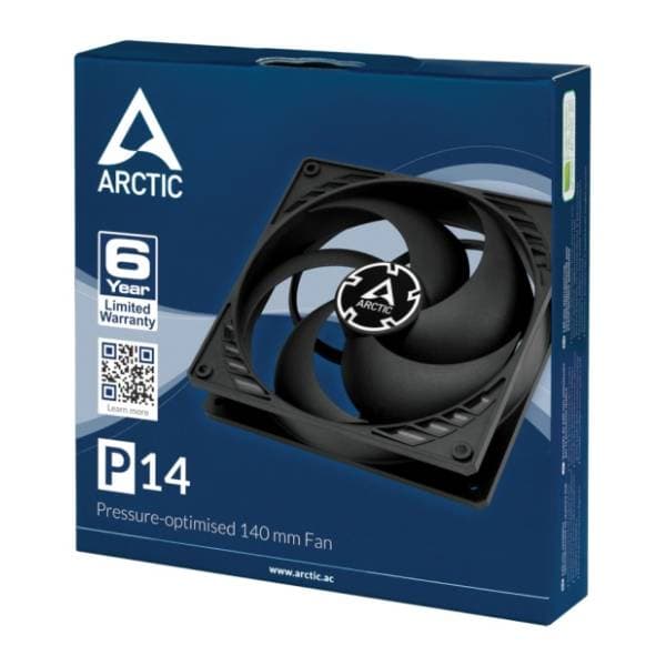 ARCTIC P14 Black ventilator za PC 3