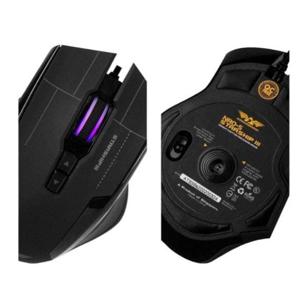 ARMAGGEDDON miš Starship III RGB NRO-5 7