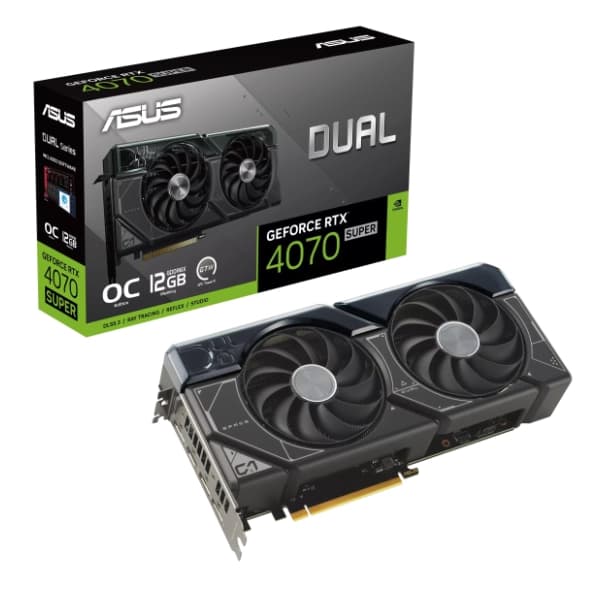 ASUS nVidia GeForce RTX 4070 DUAL SUPER OC Edition 12GB GDDR6X 192-bit grafička kartica 0