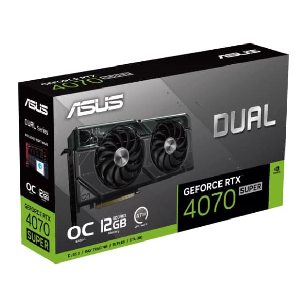 ASUS nVidia GeForce RTX 4070 DUAL SUPER OC Edition 12GB GDDR6X 192-bit grafička kartica 12