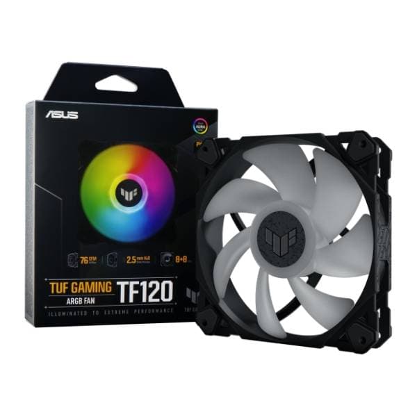 ASUS TUF Gaming TF120 ARGB ventilator za PC 9