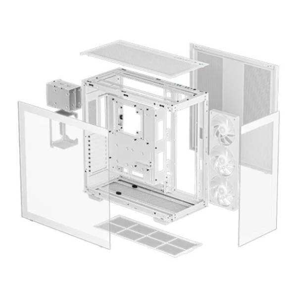 DeepCool kućište CH780 belo 2