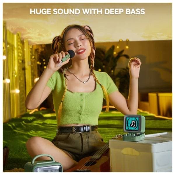 DIVOOM bluetooth zvučnik Ditoo-Mic zeleni 2