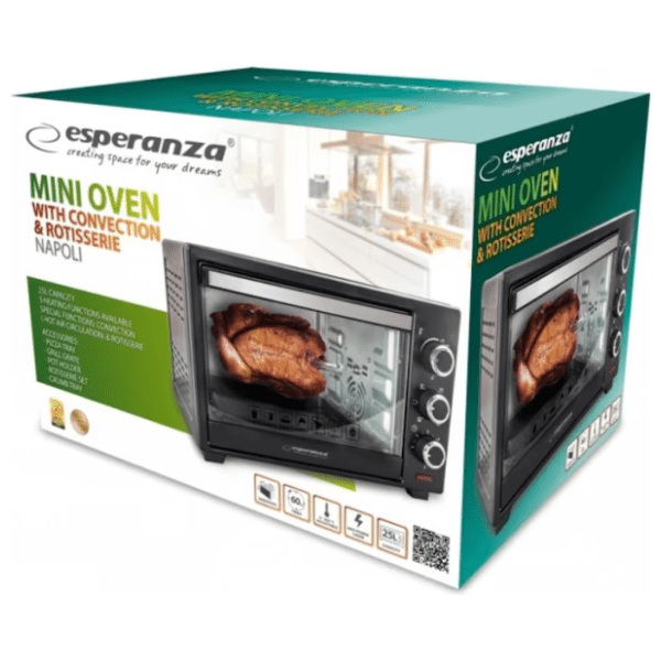 ESPERANZA mini rerna EKO006 4