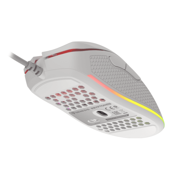 GENESIS miš Krypton 555 beli 9
