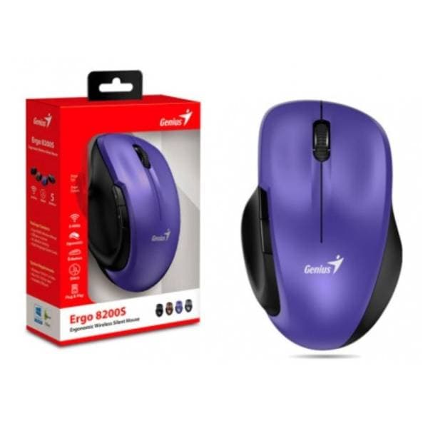GENIUS bežični miš Ergo 8200S ljubičasti 2
