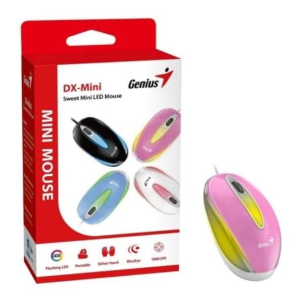 GENIUS miš DX-Mini roze 1