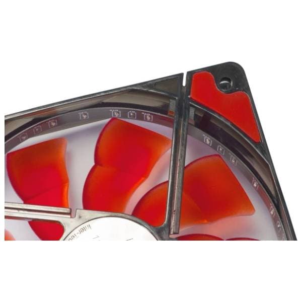Inter-Tech ARGUS L-12025 crveni ventilator za PC 3