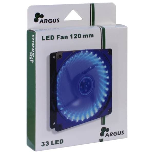 Inter-Tech ARGUS L-12025 plavi ventilator za PC 5