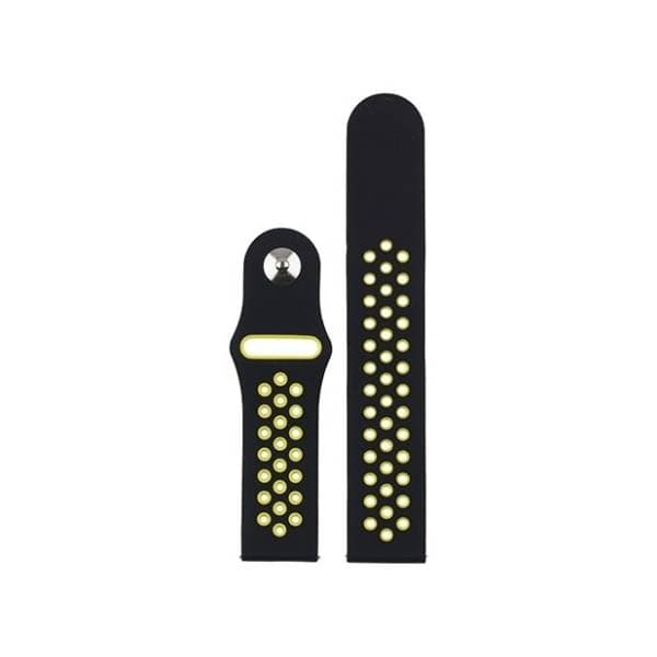 JUST IN CASE 2u1 22mm Black-Black narukvica za pametni sat 1
