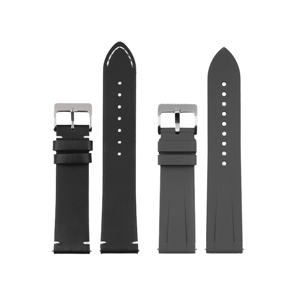 JUST IN CASE 2u1 22mm Black-Grey narukvica za pametni sat 0