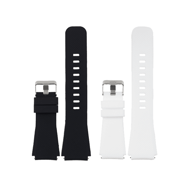 JUST IN CASE 2u1 22mm Black-White narukvica za pametni sat 0