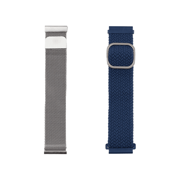 JUST IN CASE 2u1 22mm Silver-Blue narukvica za pametni sat 0