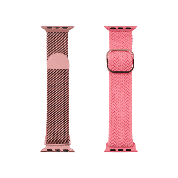 JUST IN CASE 2u1 38-41mm Pink-Pink narukvica za pametni sat 0