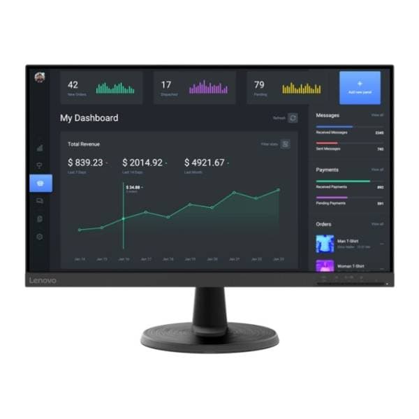 LENOVO monitor D24-40 0