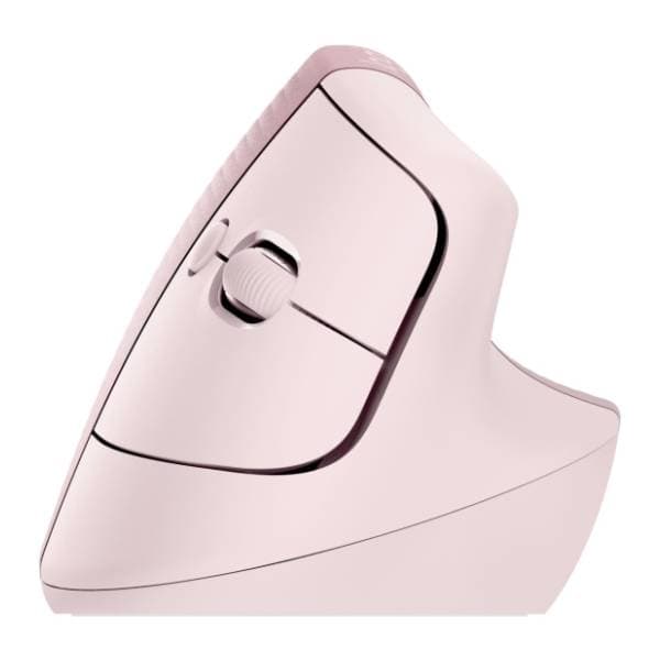 LOGITECH vertikalni bežični miš LIFT roze 3