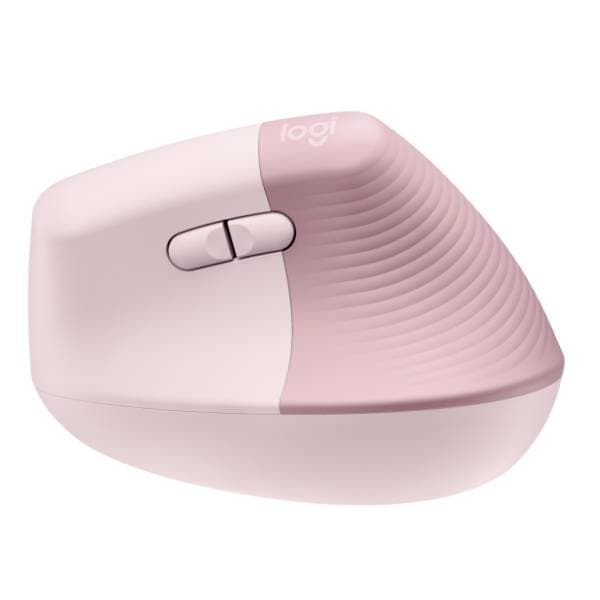 LOGITECH vertikalni bežični miš LIFT roze 4
