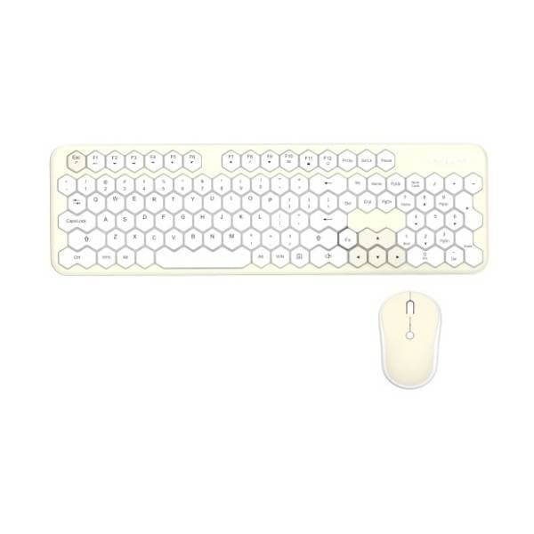MOFII set bežični miš i tastatura Honey SMK-649M5AGYLWH žuti 0