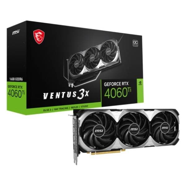 MSI nVidia GeForce RTX 4060 Ti VENTUS 3X OC 16GB GDDR6 128-bit grafička kartica 0