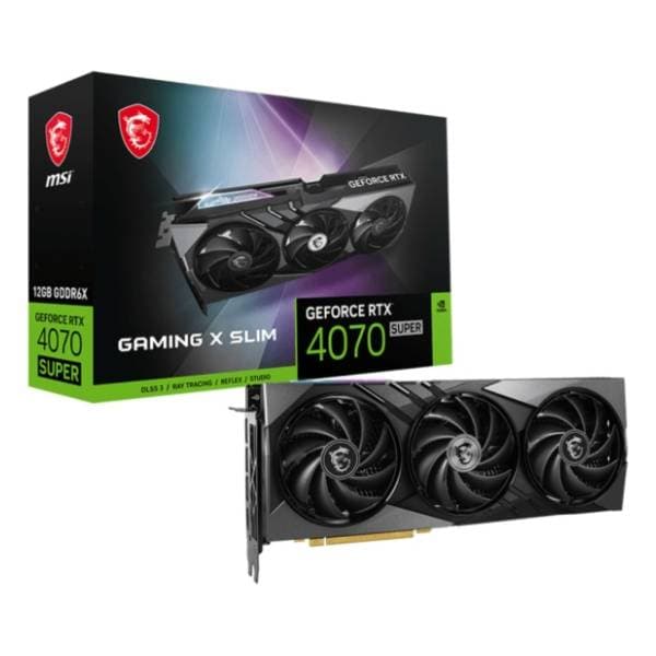 MSI nVidia GeForce RTX 4070 SUPER GAMING X SLIM 12GB GDDR6X 192-bit grafička kartica 0