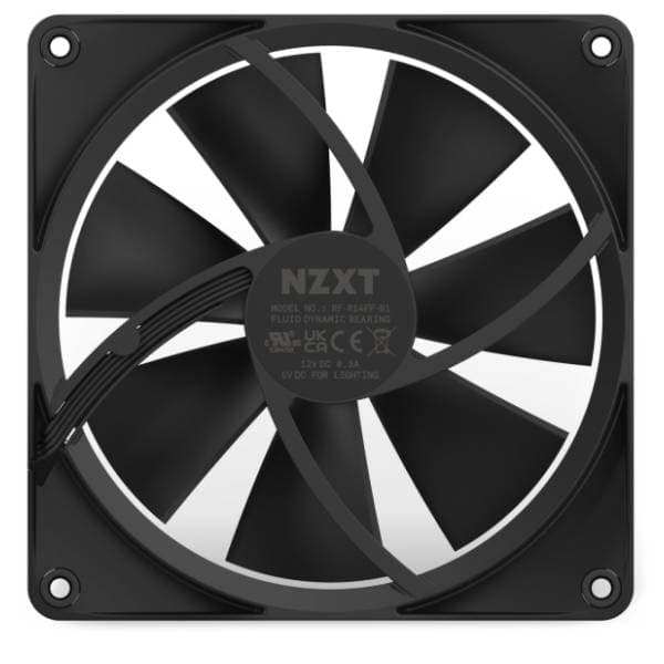 NZXT F140 RGB RF-R14SF-B1 ventilator za PC 2